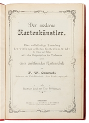  [GERMAIN]. CONRADI, F.W. (1879 – 1944). Der Moderne Kartenk...