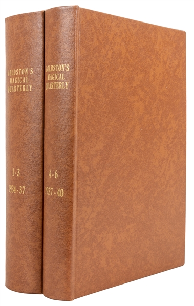  Goldstons Magical Quarterly. Will Goldston. V1 N1 (Summer ...