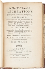 GUYOT, [Edme-Gilles] (1706 – 86). Nouvelles Recreations Phy...