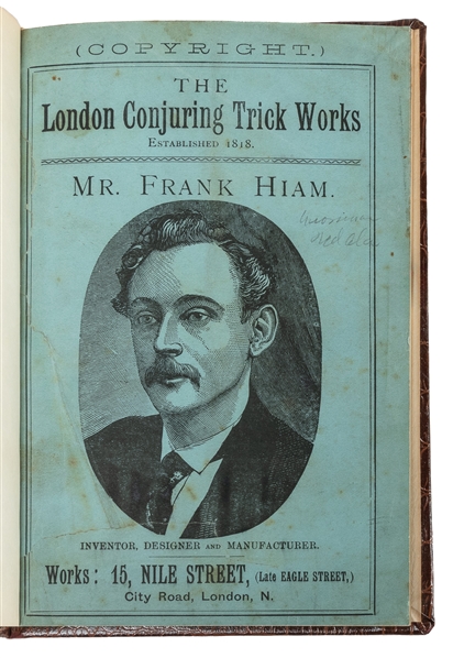 HIAM, Frank. London Conjuring Trick Works. London, ca. 1889...