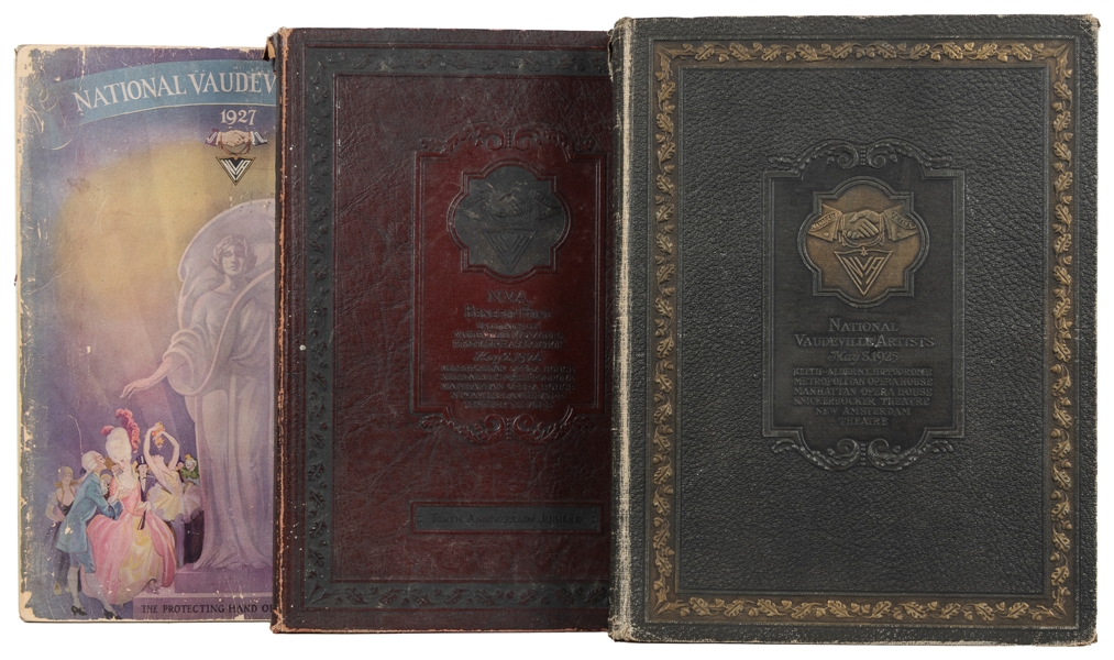  [HOUDINI]. Group of National Vaudeville Artists yearbooks. ...