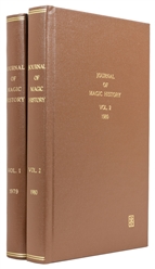  Journal of Magic History. Stephen Tigner. Quarterly. V1 N1 ...
