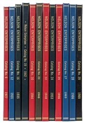  Nelson Enterprises. Group of 12 catalogs. Columbus, 1927 – ...