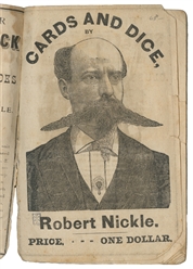  NICKLE, Robert. Robert Nickle Hand-Book on Cards and Dice. ...