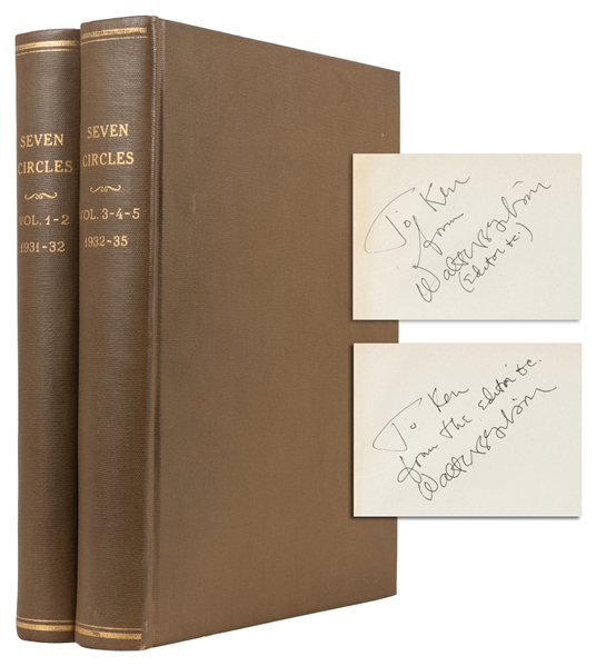  Seven Circles. Walter Gibson. Monthly. V1 N1 (Apr. 1931)—V5...