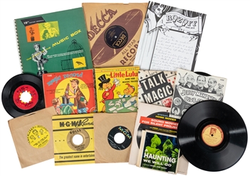  [AUDIO/VISUAL MATERIALS]. Group of magic-related records, t...
