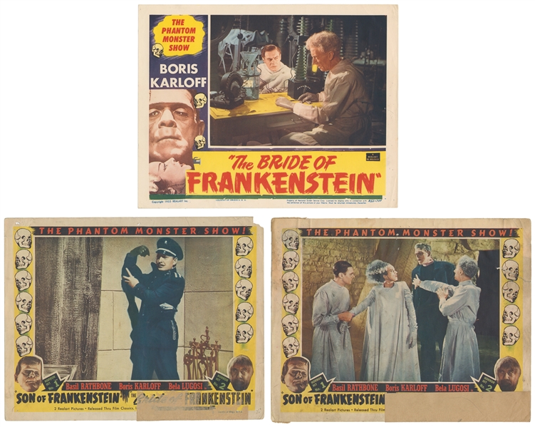  Son of Frankenstein & The Bride of Frankenstein. Realart, R...