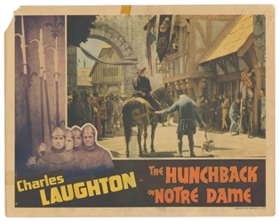  The Hunchback of Notre Dame. RKO, 1939. Lobby card (11 x 14...