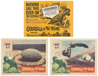  Godzilla vs. The Thing. American International, 1964. Three...