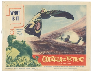 Godzilla vs. The Thing. American International, 1964. Three...