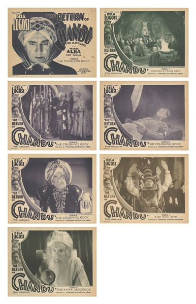  [HORROR & FANTASY]. Group of 16 lobby cards for Bela Lugosi...