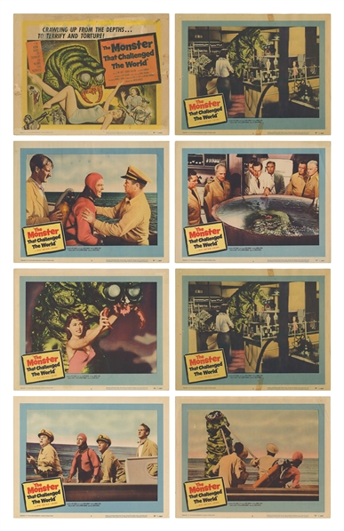  [HORROR & MYSTERY]. Group of 38 lobby cards for seven 1930s...