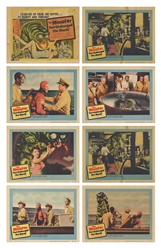  [HORROR & MYSTERY]. Group of 38 lobby cards for seven 1930s...
