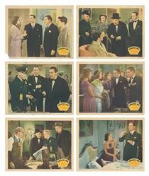  [HORROR & MYSTERY]. Group of 38 lobby cards for seven 1930s...