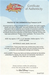  Pirates of the Caribbean Props “Treasure Lot. Group of scr...