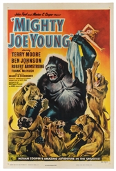  Mighty Joe Young. RKO, 1949. One-sheet (41 x 27") lithograp...