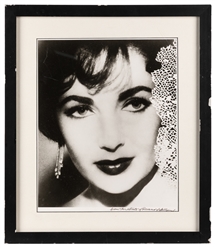  BERNARD, Bruno (1912 – 1987). Elizabeth Taylor Wedding Port...