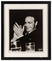  BERNARD, Bruno (1912 – 1987). Marlon Brando. Black and whit...