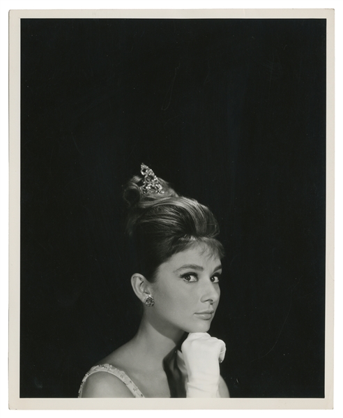  Audrey Hepburn. Group of 3 studio portraits. Three glossy 8...
