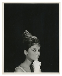  Audrey Hepburn. Group of 3 studio portraits. Three glossy 8...