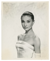  Audrey Hepburn. Group of 3 studio portraits. Three glossy 8...