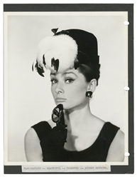  Audrey Hepburn. Group of 3 studio portraits. Three glossy 8...