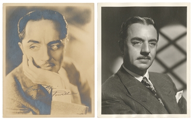  William Powell. Group of 3 portrait photographs. Three 8 x ...