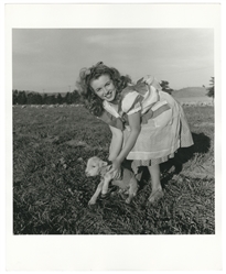  (MONROE, Marilyn). Norma Jeane Dougherty in Pinafore Dress ...