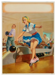  [PIN-UP]. Group of 6 pin-up prints. Including: three calend...