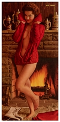  [PLAYBOY]. Group of 51 Playmate centerfold prints. Circa 19...