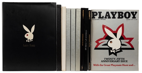  [PLAYBOY]. Group of Playboy anniversary and collectors edi...