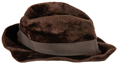  BRETT, Jeremy (1933-1995). Brown Fur Felt Fedora Hat, Owned...