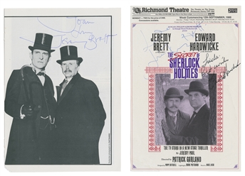  BRETT, Jeremy (1933-1995). Signed Flyers, Photographs, Prog...