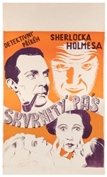  [MOVIE POSTERS]. [SHERLOCK HOLMES]. Large Group of Foreign ...