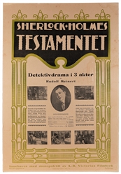  [MOVIE POSTERS]. [SHERLOCK HOLMES]. Large Group of Foreign ...