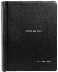  Jerry Lee Lewis “Catch My Soul Script. Brackenbury Music, ...