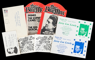  Jerry Lee Lewis Collection of Memorabilia and Signed Items....