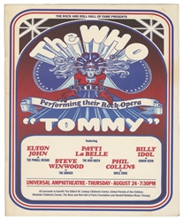  Group of 8 Rock Concert Programs and Tickets. 1960s-80s. In...