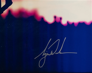  Tiger Woods Signed 1990s “Sunset Photograph. Upper Deck, c...