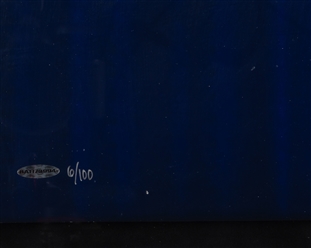  Tiger Woods Signed 1990s “Sunset Photograph. Upper Deck, c...
