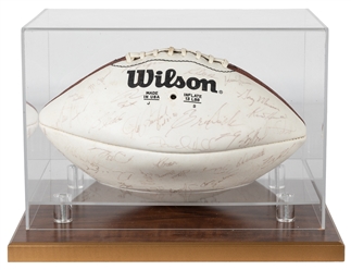  1986 L.A. Rams Team Signed Football. A Wilson regulation si...