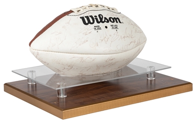  1986 L.A. Rams Team Signed Football. A Wilson regulation si...