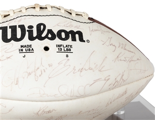  1986 L.A. Rams Team Signed Football. A Wilson regulation si...