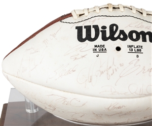  1986 L.A. Rams Team Signed Football. A Wilson regulation si...