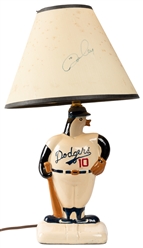  Ron Cey LA Dodgers Signed Penguin Lamp. 1982. Figural ceram...