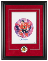  Stan Mikita Signed Canada Post Lithograph (JSA). Color lith...
