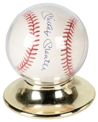  Group of 4 Autographed Baseballs. Including Joe DiMaggio, E...