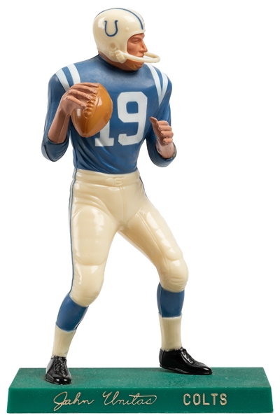  Hartland John Unitas Colts Football Figure. 1958-62. Plasti...
