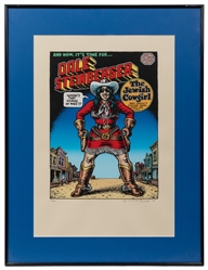  R. Crumb “Dale Steinberger" Signed and Numbered Serigraph. ...