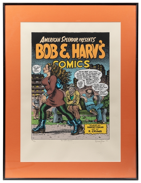 R. Crumb Bob & Harvs Comics Signed Limited Edition Serigra...